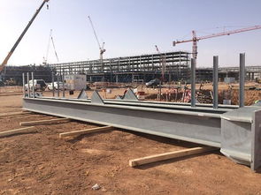 沙特北部公用工程項目鋼結(jié)構(gòu)開始安裝